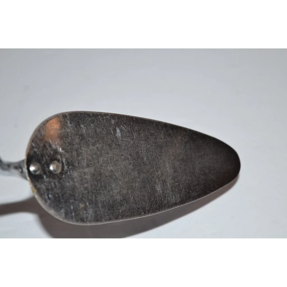 Irvin Ware Chrome USA Pie Cake‎ Server  MCM Handle Flatware Serving Piece
